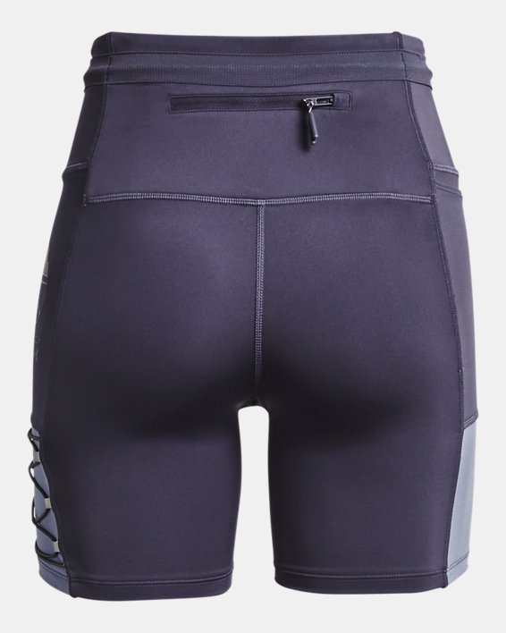 Women's UA Run Trail Shorts in Gray image number 8